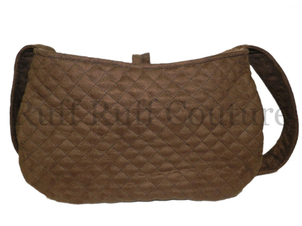 Lots Of Chocolate Quilted Snuggle Sack - Large Adjustable Strap
